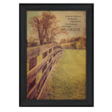 Life Goes On Black Framed Print Wall Art