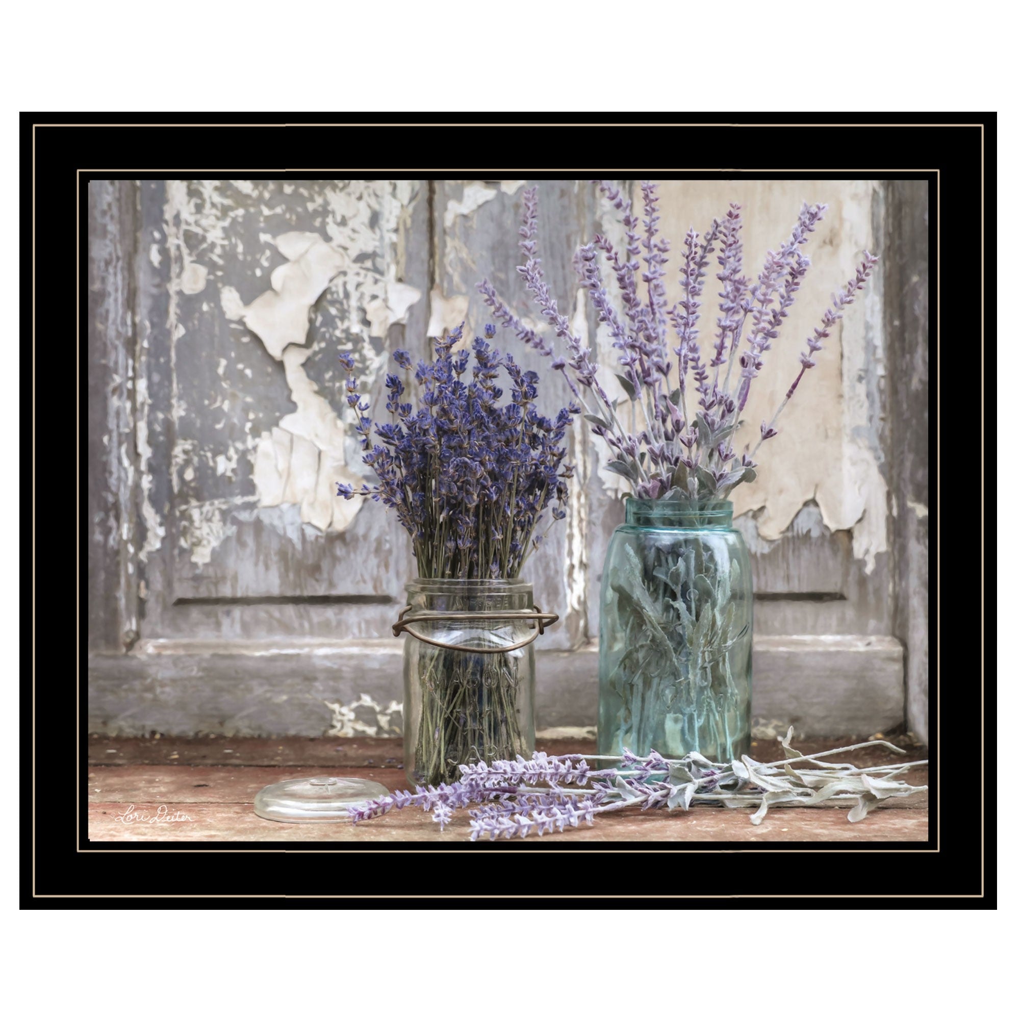 Abundance Of Beauty 2 Black Framed Print Wall Art