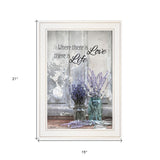 Where There is Love 2 White Framed Print Wall Art