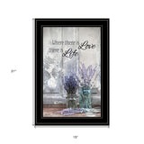 Where There is Love 3 Black Framed Print Wall Art