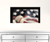 Baseball Playing The Game 2 Black Framed Print Wall Art