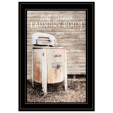 Laundry Room 2 Black Framed Print Wall Art