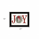 Christmas Joy 5 Black Framed Print Wall Art