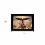 Blaze Of Glory 2 Black Framed Print Wall Art