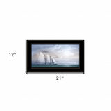 Adventure On The Seas 2 Black Framed Print Wall Art