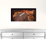 Football A Family Tradition Black Framed Print Wall Art