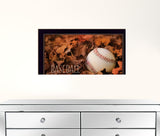 Baseball A Family Tradition Black Framed Print Wall Art