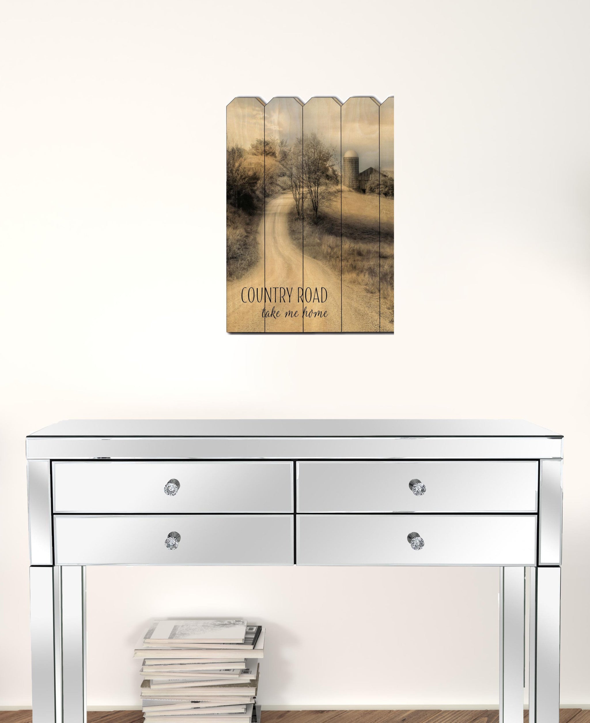 Country Road Take Me Home Unframed Print Wall Art