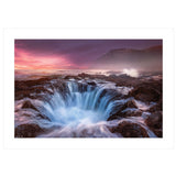 Genesis 1 White Framed Print Wall Art