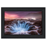 Genesis 2 Black Framed Print Wall Art