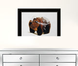 Bear In The Mountains 2 Black Framed Print Wall Art