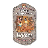 Teddy Bear Indoor Outdoor Resin Welcome Wall Decor