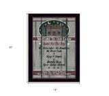 Cabin Rules 6 Black Framed Print Wall Art