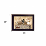 Duck And Berry Still Life Black Framed Print Wall Art