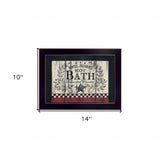 Hot Bath 3 Black Framed Print Wall Art