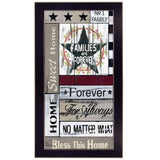 Families Are Forever 3 Black Framed Print Wall Art