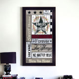 Families Are Forever 3 Black Framed Print Wall Art