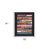 Pledge Of Allegiance 3 Black Framed Print Wall Art