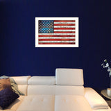 Pledge Of Allegiance 4 White Framed Print Wall Art