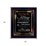 This Is Your Time 3 Black Framed Print Wall Art