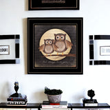 Owl Always Love & Need You 2 Black Framed Print Wall Art