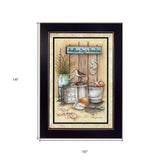 Another Day In Paradise 1 Black Framed Print Wall Art