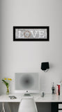Love Do Everything In Love 1 Black Framed Print Wall Art