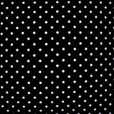 17" X 17" Black And White Zippered Polka Dots Throw Indoor Outdoor Pillow