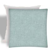 17" X 17" Seafoam Zippered Solid Color Throw Indoor Outdoor Pillow