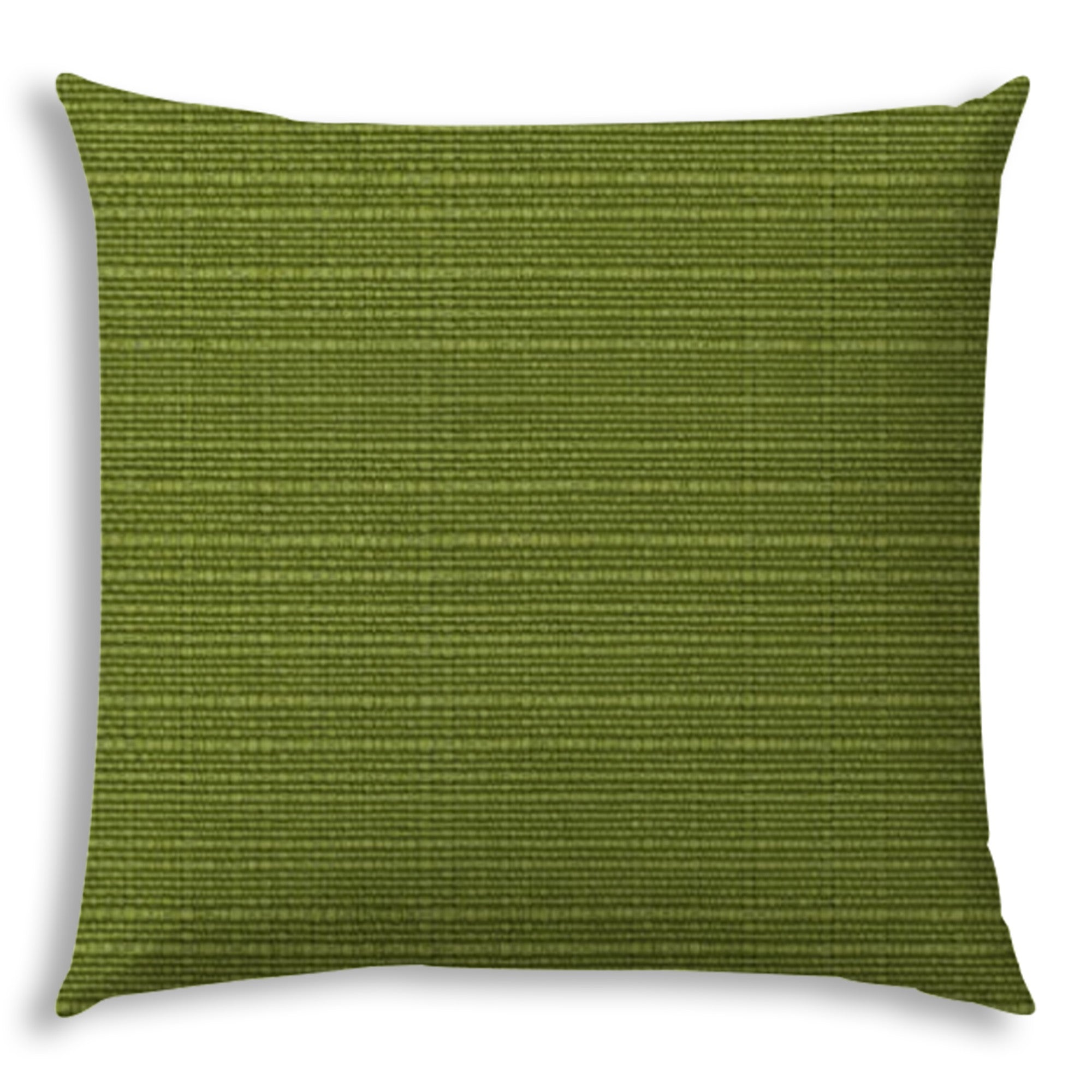 20" X 20" Kiwi Blown Seam Solid Color Throw Indoor Outdoor Pillow