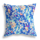 20" Bright Blue Springtime Indoor Outdoor Throw Pillow