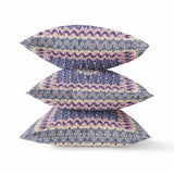 16” Pink Indigo Holy Floral Indoor Outdoor Throw Pillow