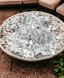 Premium Crystal Clear Decorative Fire Pit Glass