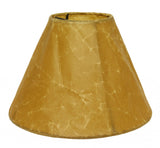 16" Brown Slanted Empire Crinkle Oil Paper Lampshade