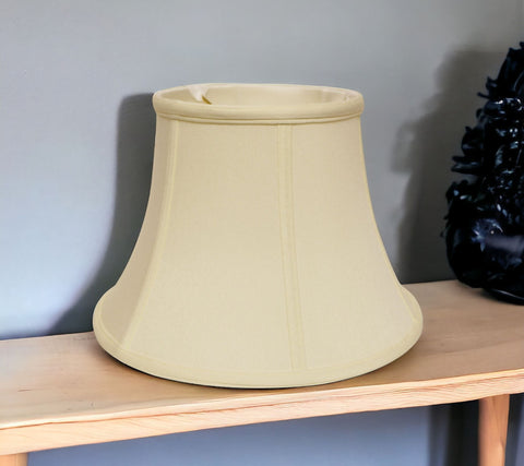 12" Ivory Drum No Slub Lampshade