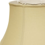 19" Pale Brown Drum Linen Lampshade