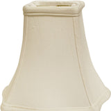 14" White Premium Square Monay Shantung Lampshade