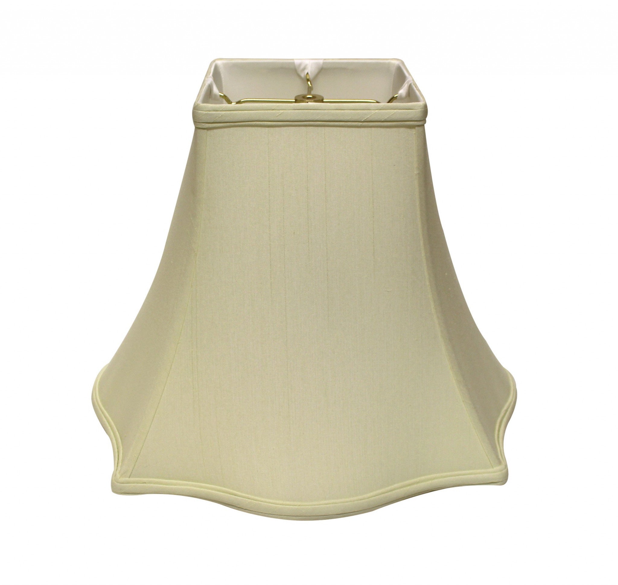 16" Ivory Premium Square Monay Shantung Lampshade