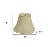 14" Ivory Octagon Monay Shantung Lampshade