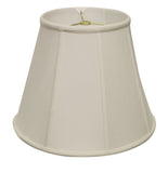 16" White Slanted Empire Monay Shantung Lampshade