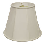 20" White Slanted Empire Monay Shantung Lampshade