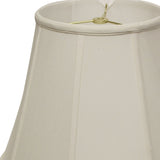 20" White Slanted Empire Monay Shantung Lampshade