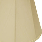 20" Antique White Slanted Empire Monay Shantung Lampshade