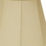 20" Antique White Slanted Empire Monay Shantung Lampshade