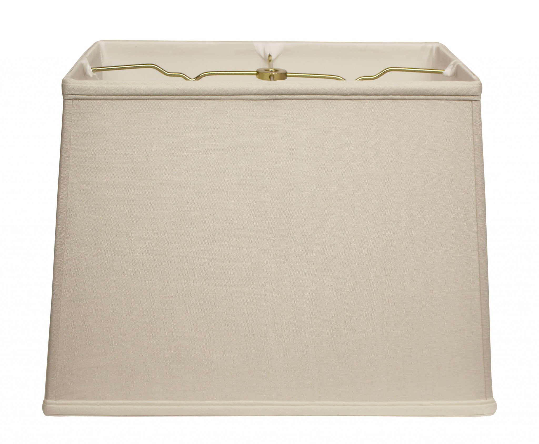 16" Off White Throwback Rectangle Linen Lampshade