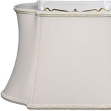 14" Cream Premium Oblong Shantung Lampshade