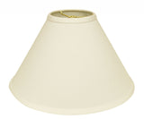 13" Ivory Deep Cone No Slub Lampshade