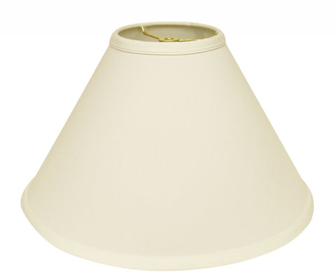 17" Ivory Deep Cone Slanted No Slub Lampshade