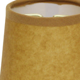 4" Canvas Set of 6 Chandelier Kraft Paper Lampshades