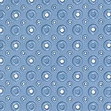 Blue Bubbles Drain Hole Bathrub Mat